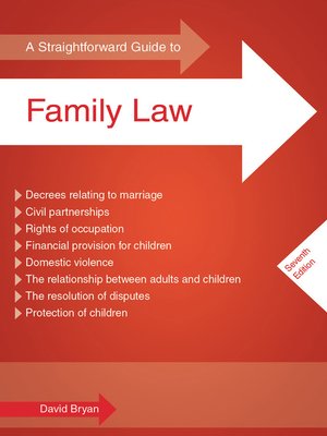 cover image of A Straightforward Guide to Family Law
